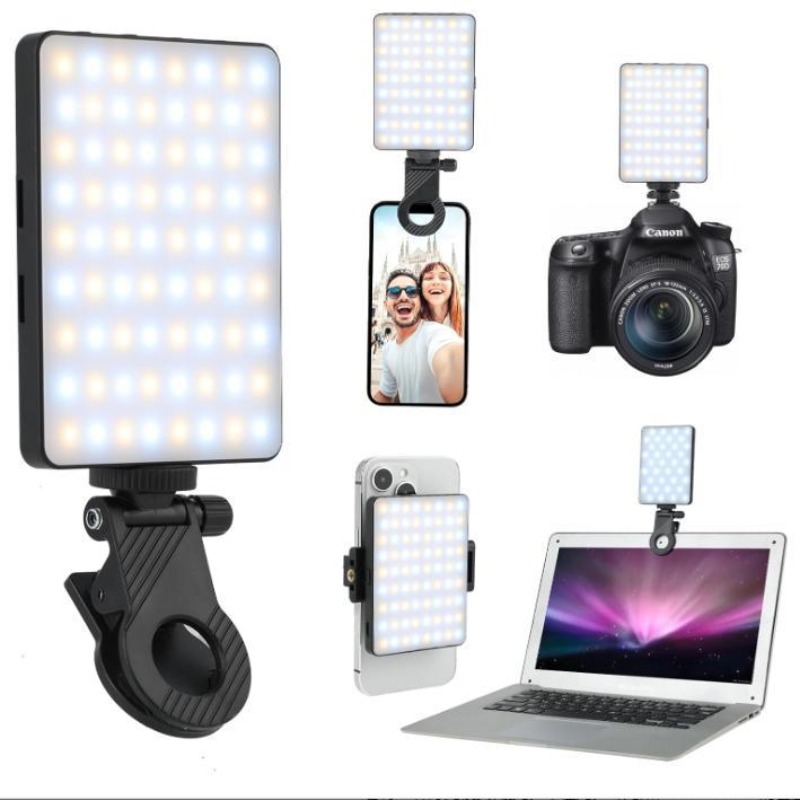 Lighting Visual - 1 adet şarj edilebilir LED selfie