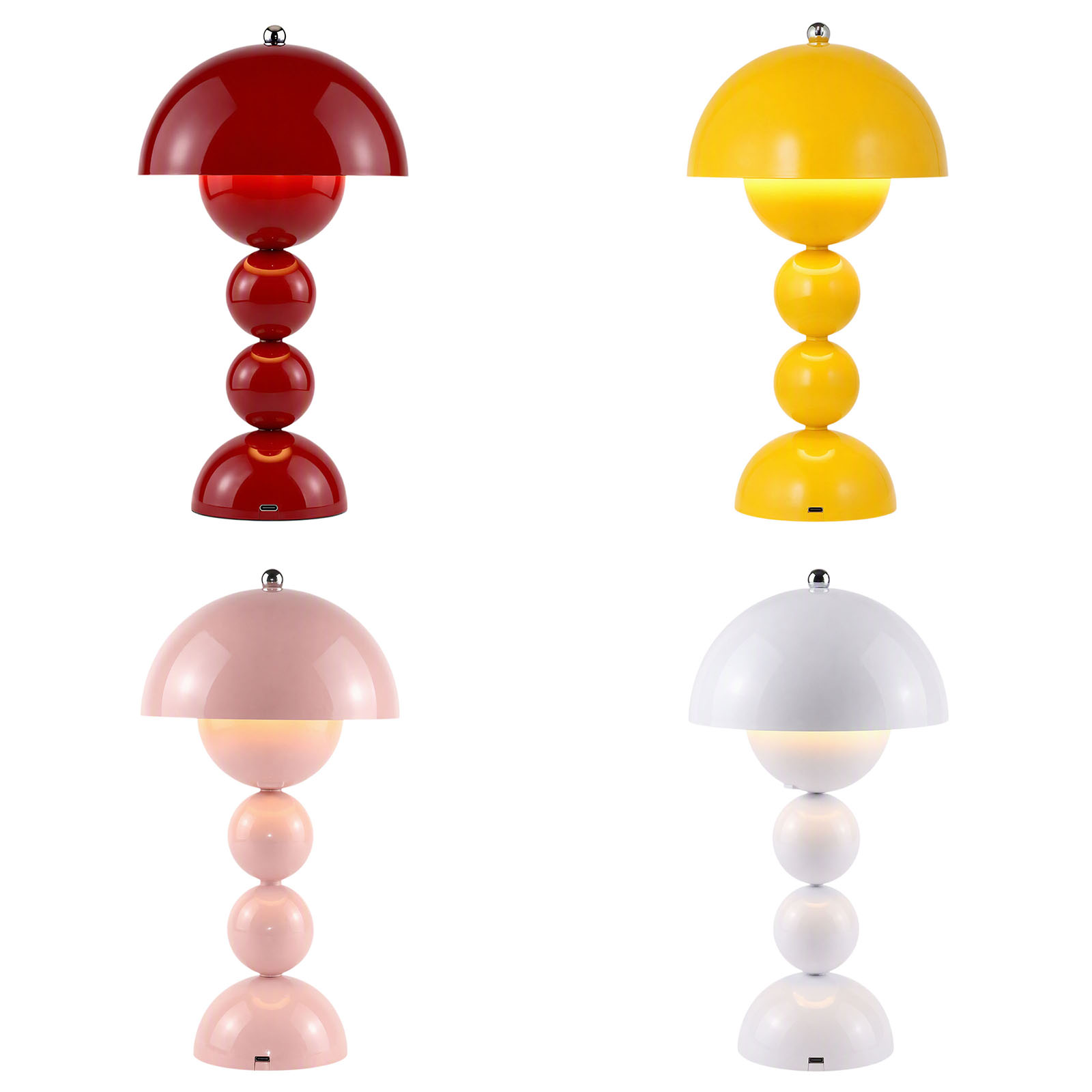 Decor Lighting Lamps - Vintage Mantar Çiçek Tomurcuğu Masa Lambası
