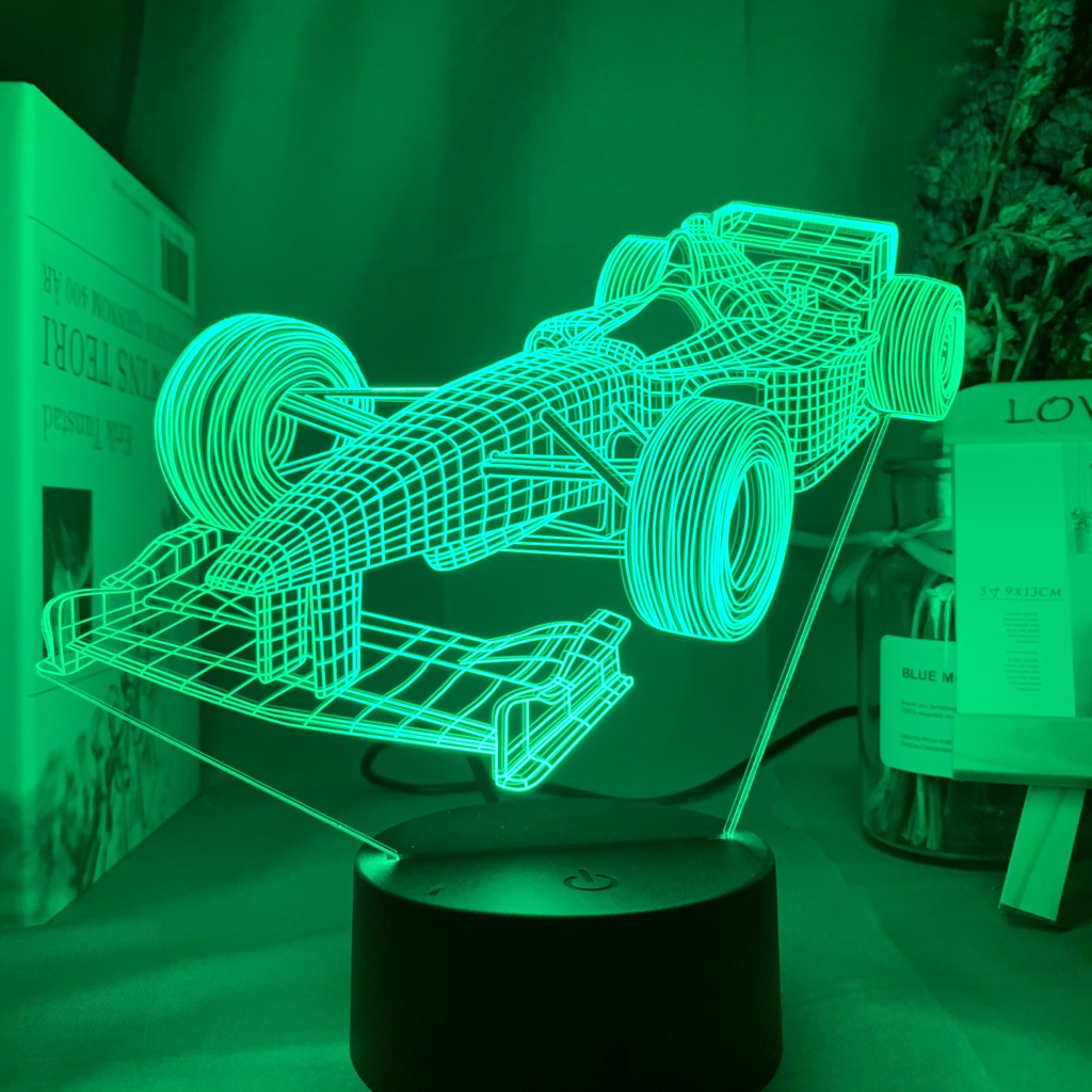 F1 Formula 1 araba yarışı 3d I - Lighting Mcqueen Bedroom Decor incelemesi ve fiyatı
