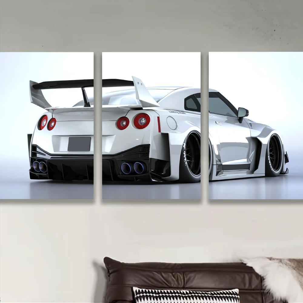 Beyaz Japonya Süper Spor Araba - Lighting Mcqueen Bedroom Decor incelemesi ve fiyatı