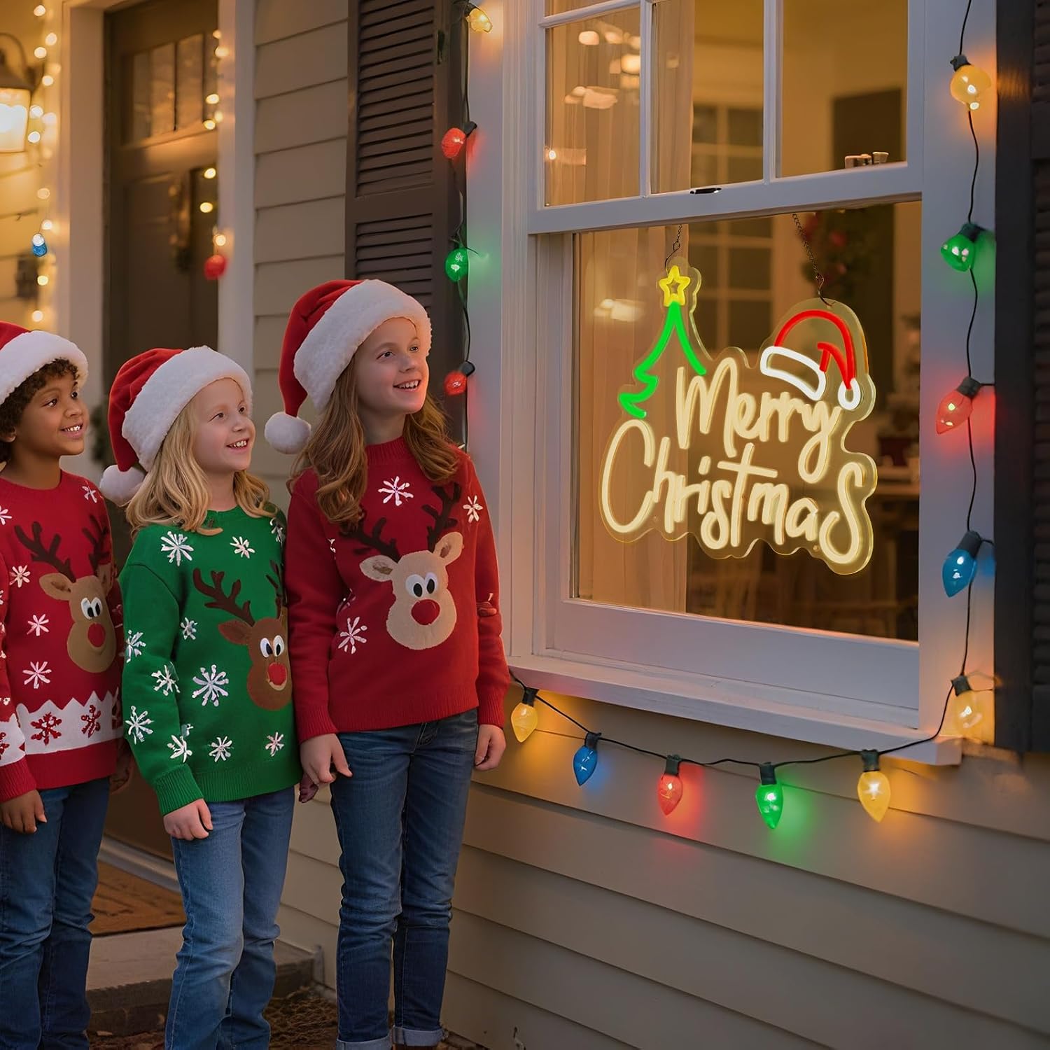 Noel Temalı Neon Tabelası, USB - Lighting Christmas Decor incelemesi ve fiyatı