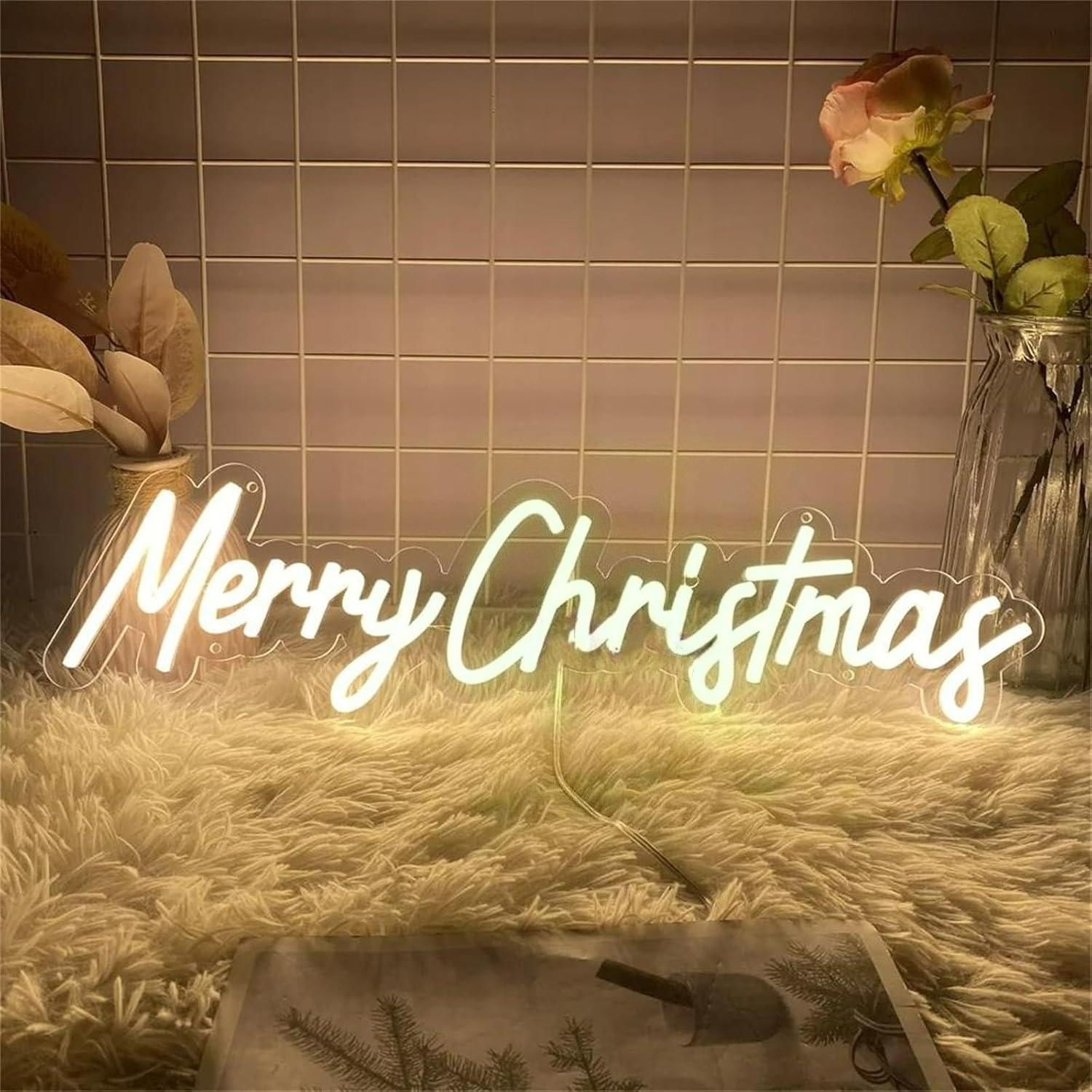 Noel Kutlu Olsun Neon Tabelası - Lighting Christmas Decor incelemesi ve fiyatı