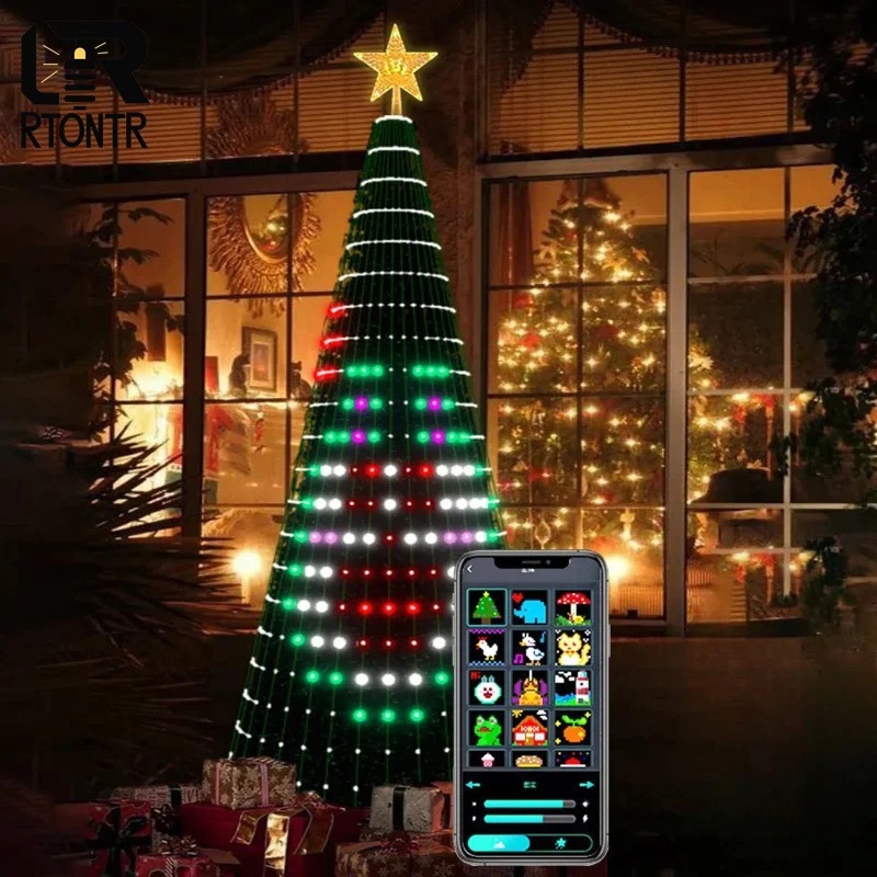 Noel Yıldızı Ağaç Işıkları RGB - Lighting Christmas Decor incelemesi ve fiyatı