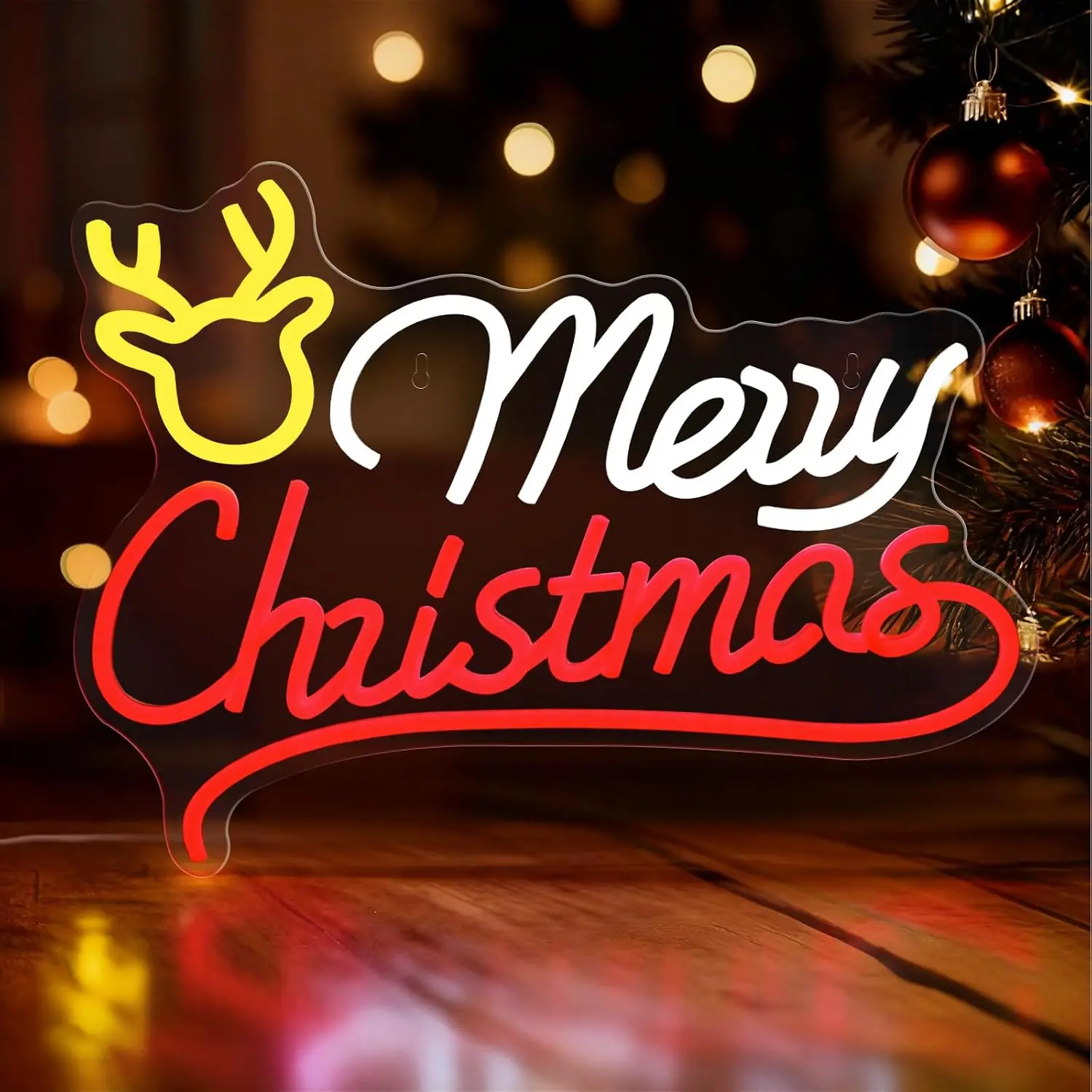 Mutlu Noeller Ren Geyiği Neon  - Lighting Christmas Decor incelemesi ve fiyatı
