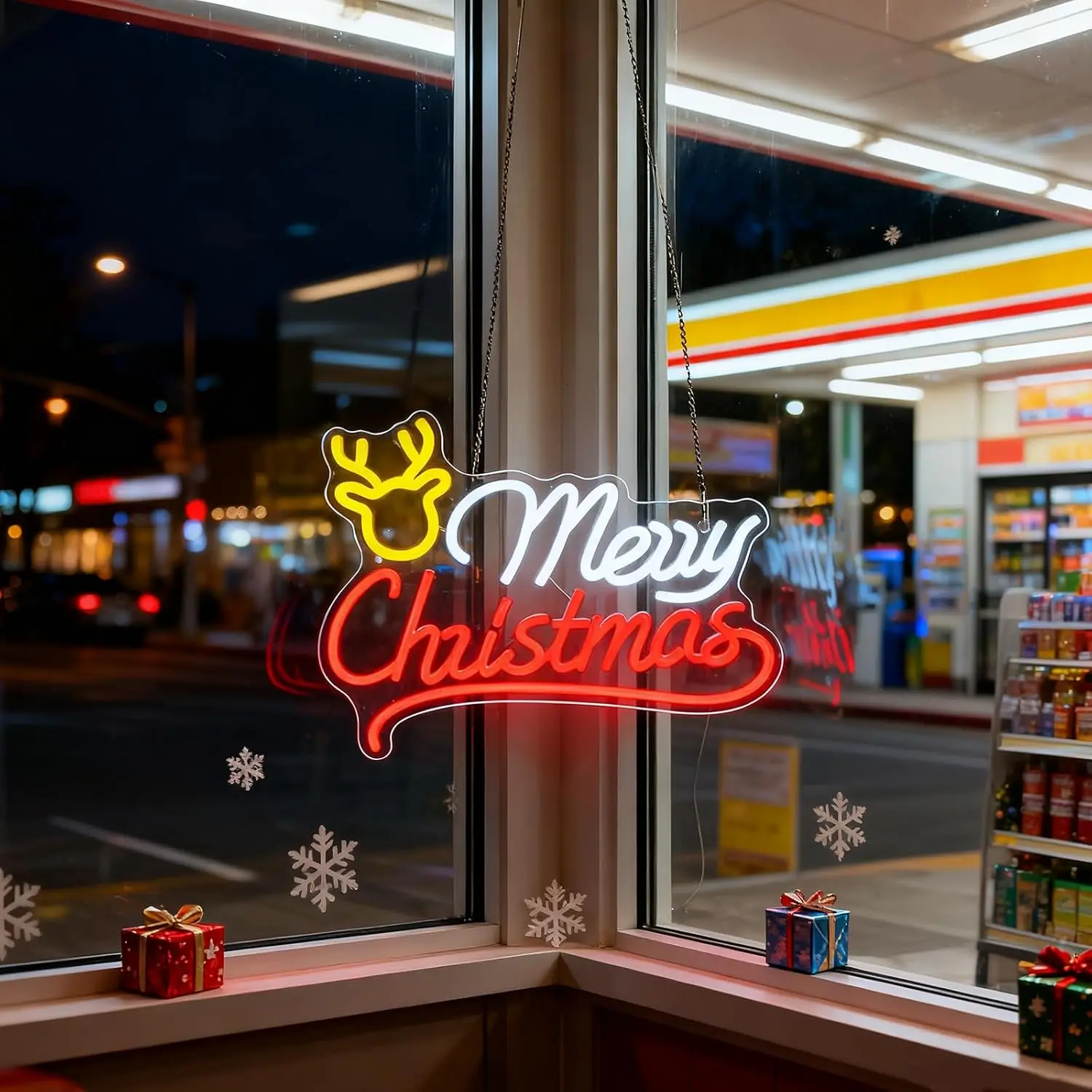 Mutlu Noeller Ren Geyiği Neon  - Lighting Christmas Decor incelemesi ve fiyatı