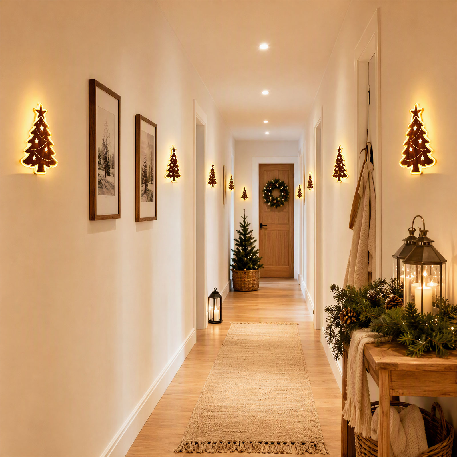 Noel Baba Geyiği Işıklı 3D Duv - Up Lighting Decor incelemesi ve fiyatı