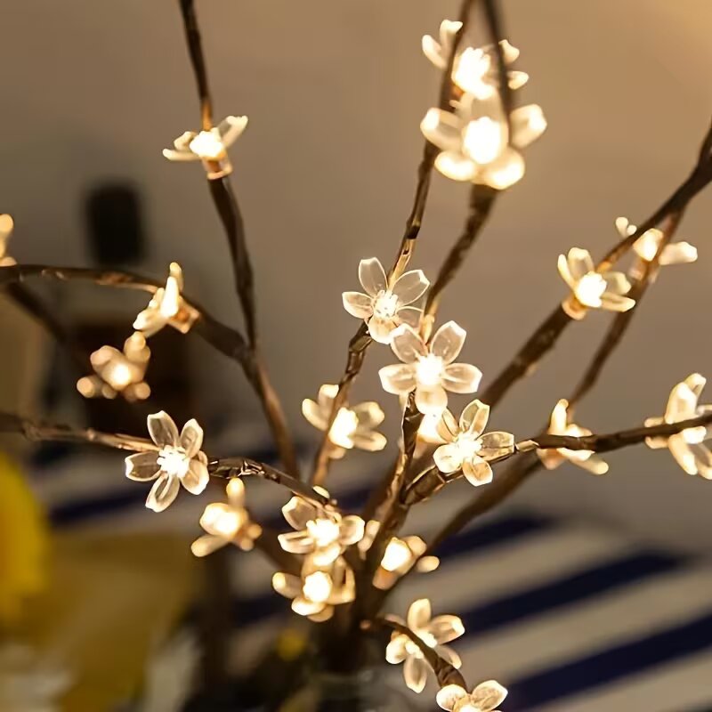 1/2 adet 20LED kiraz çiçeği ağ - Lighting Decoration Ideas incelemesi ve fiyatı